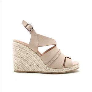 Qupid Jello Wedge - Taupe